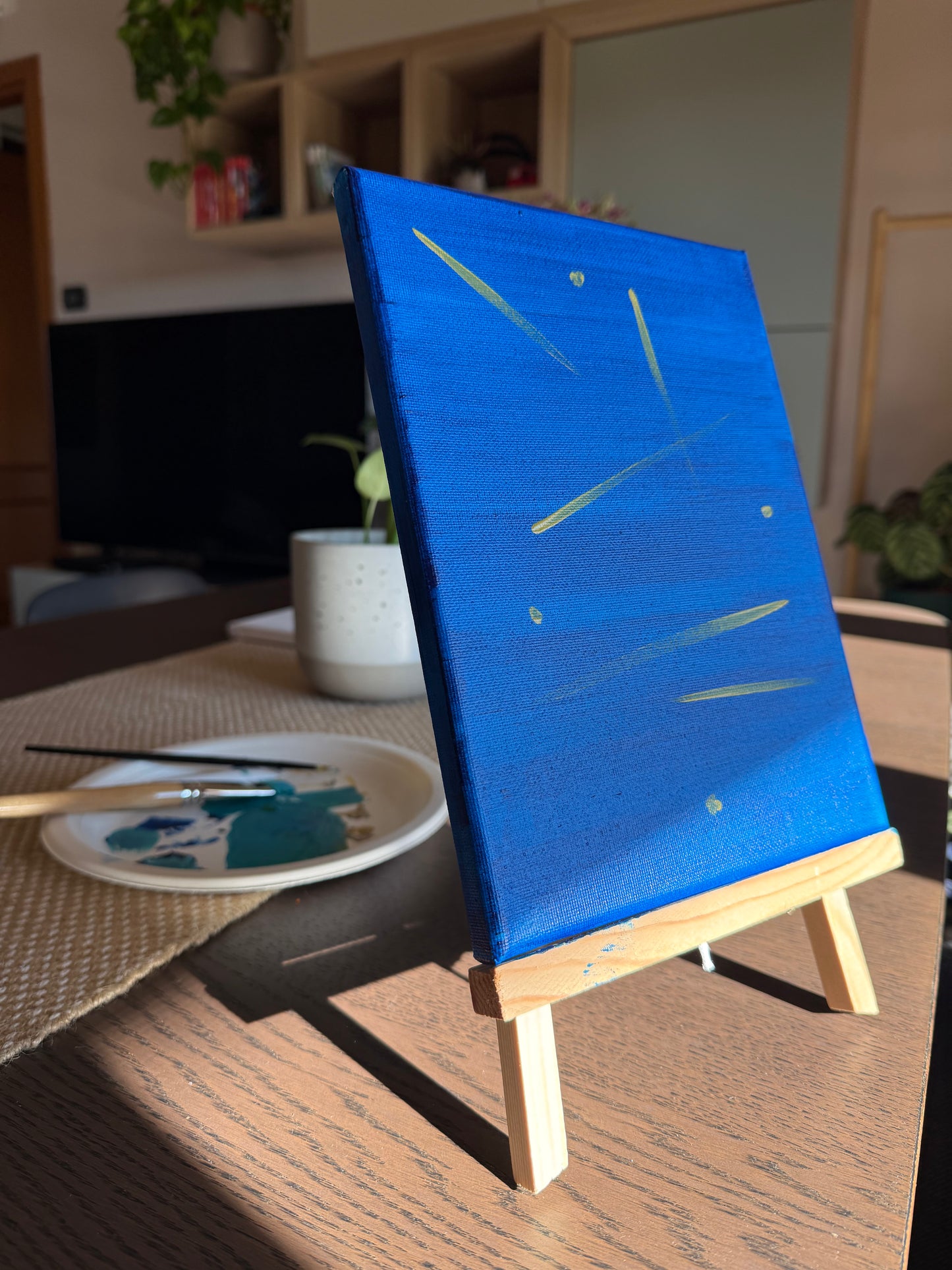 Torino Blu – Acrilico 18×24 | Serie Tracce di Viaggio